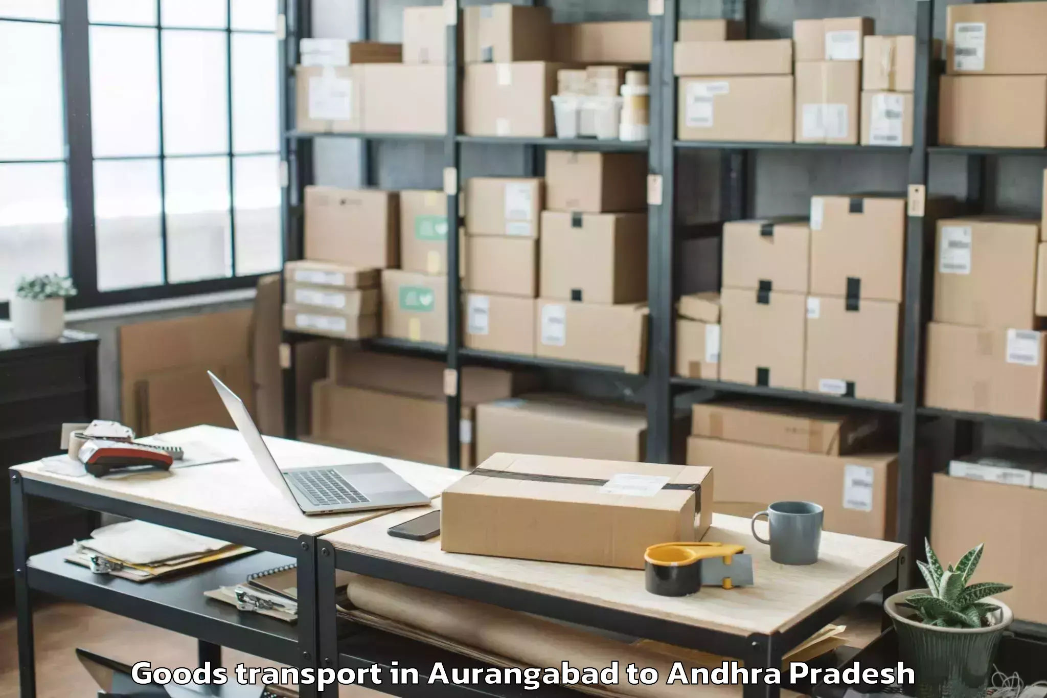 Leading Aurangabad to Pedacherlo Palle Goods Transport Provider